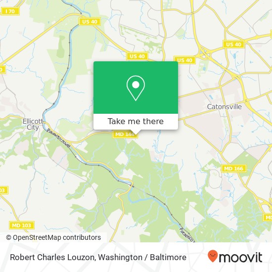 Mapa de Robert Charles Louzon