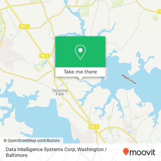 Mapa de Data Intelligence Systems Corp