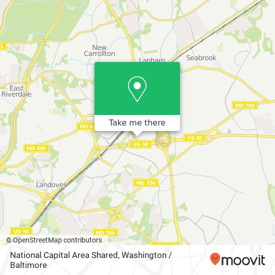 National Capital Area Shared map