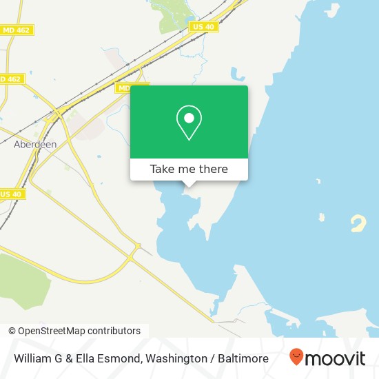 Mapa de William G & Ella Esmond