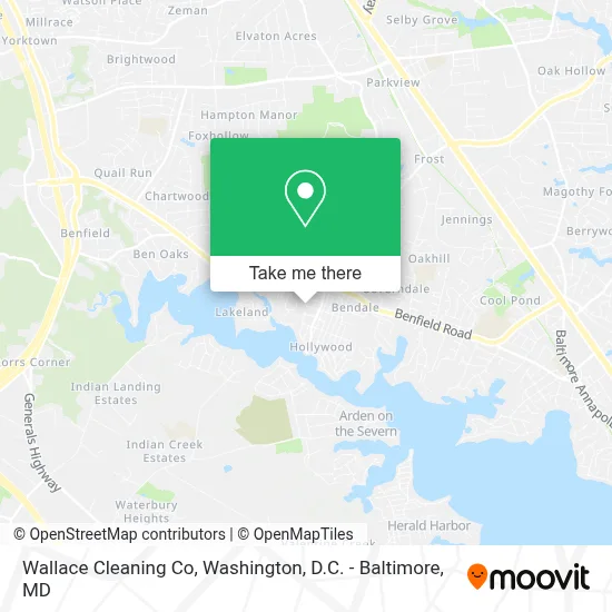 Wallace Cleaning Co map