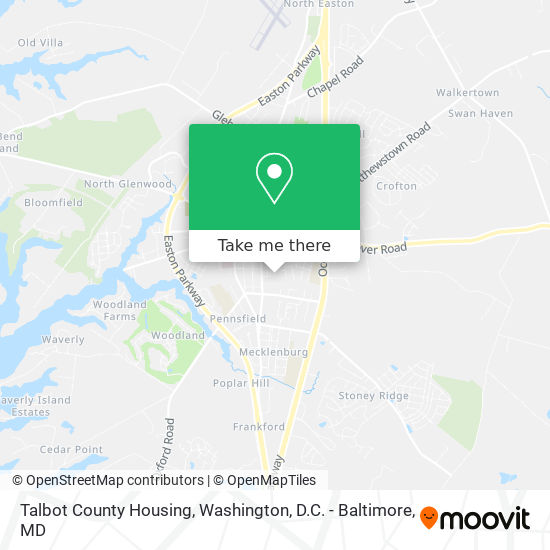 Mapa de Talbot County Housing