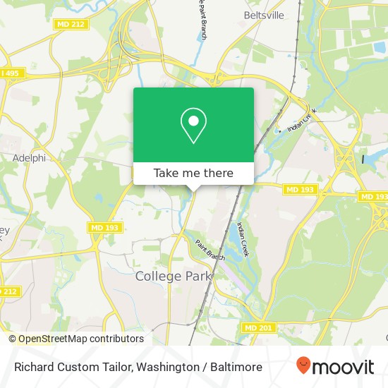 Mapa de Richard Custom Tailor