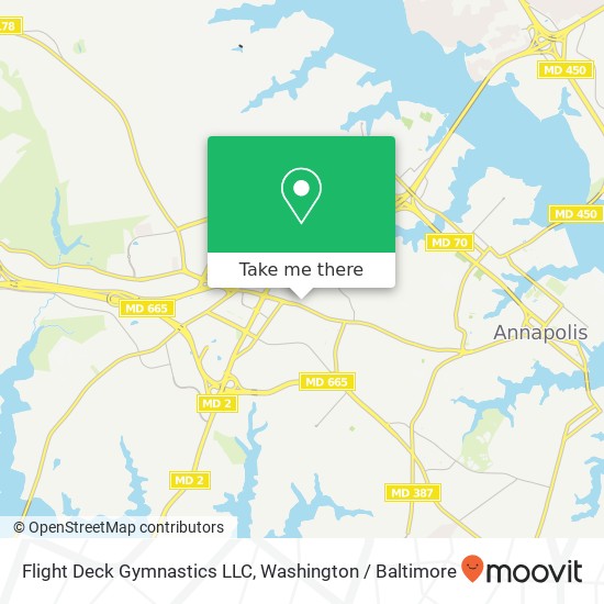 Flight Deck Gymnastics LLC map