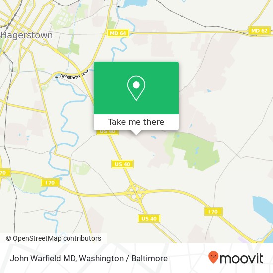 Mapa de John Warfield MD