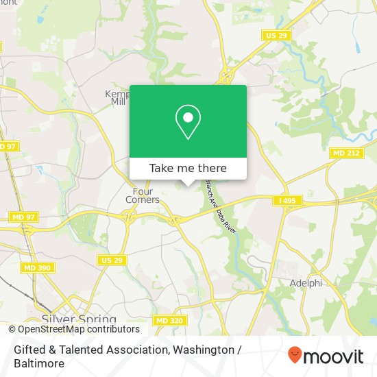 Gifted & Talented Association map