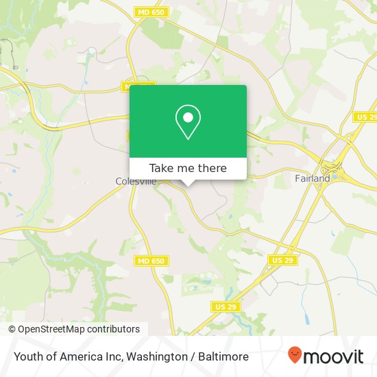 Youth of America Inc map
