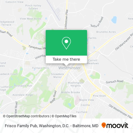 Mapa de Frisco Family Pub