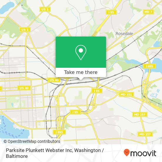 Mapa de Parksite Plunkett Webster Inc