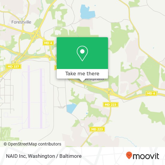 NAID Inc map