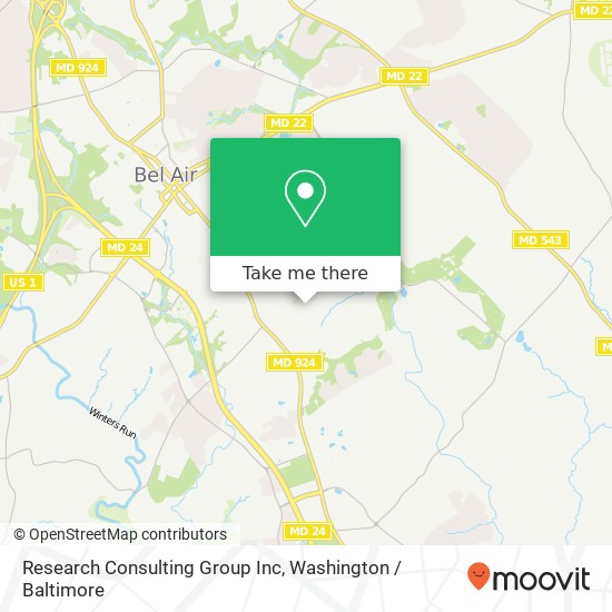 Mapa de Research Consulting Group Inc