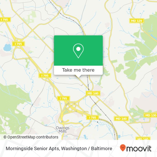 Mapa de Morningside Senior Apts