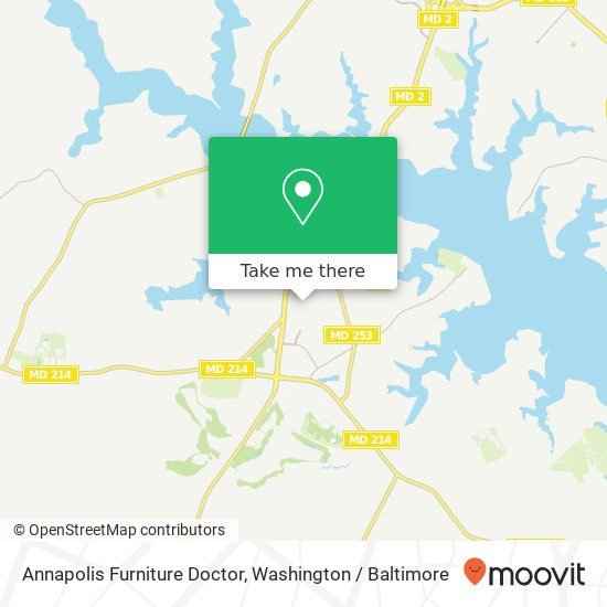 Mapa de Annapolis Furniture Doctor