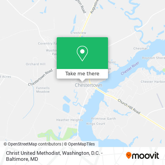 Christ United Methodist map