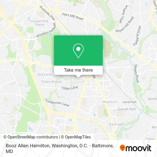 Booz Allen Hamilton map