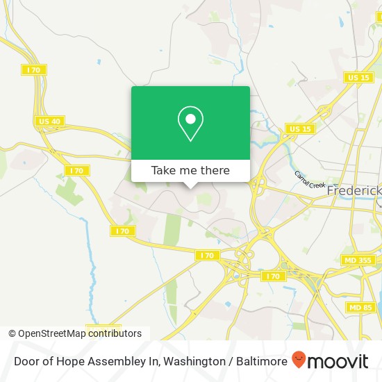 Mapa de Door of Hope Assembley In