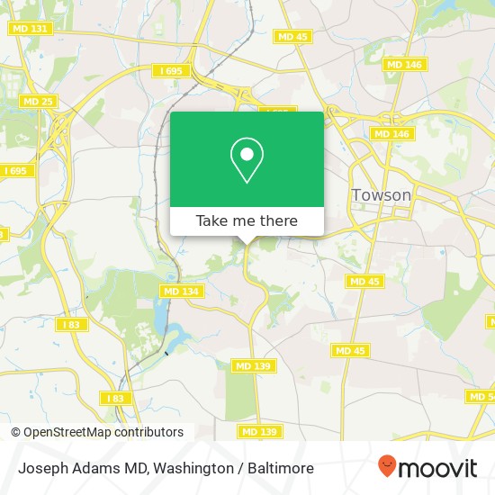 Joseph Adams MD map