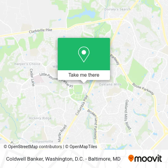 Coldwell Banker map