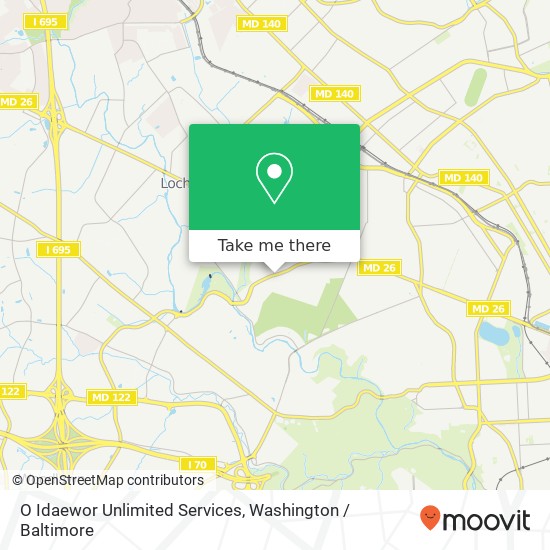 O Idaewor Unlimited Services map