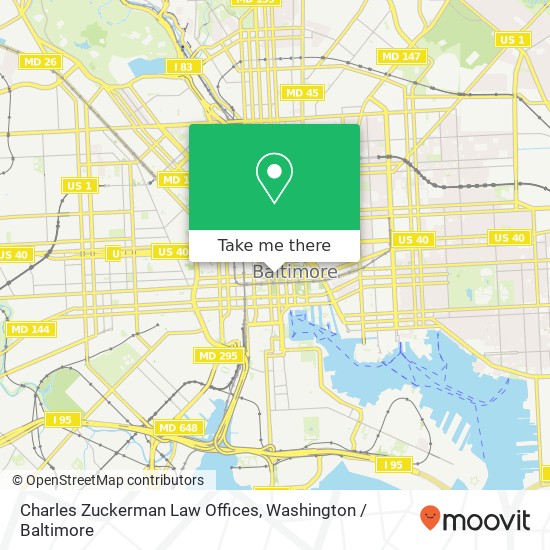 Charles Zuckerman Law Offices map