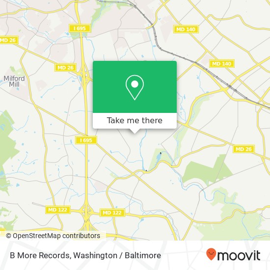 B More Records map