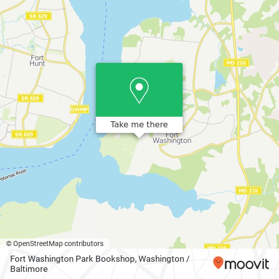 Mapa de Fort Washington Park Bookshop