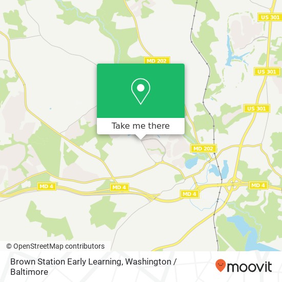 Brown Station Early Learning map