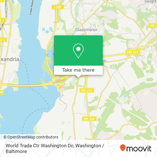 World Trade Ctr Washington Dc map