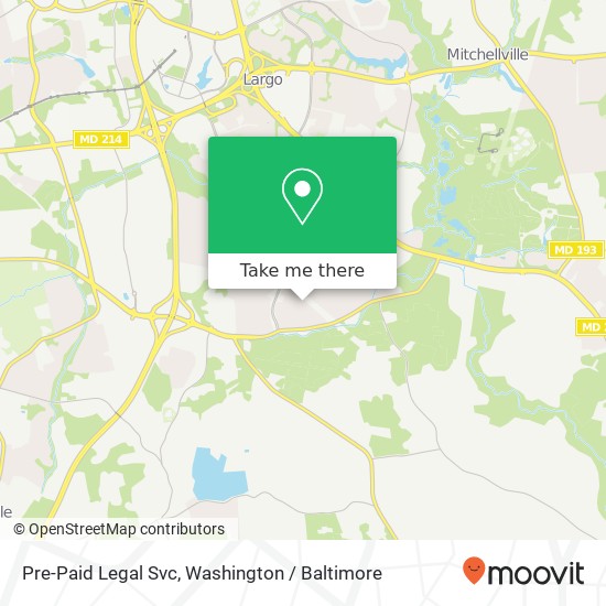 Pre-Paid Legal Svc map