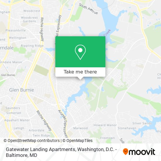 Mapa de Gatewater Landing Apartments