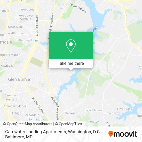 Gatewater Landing Apartments map