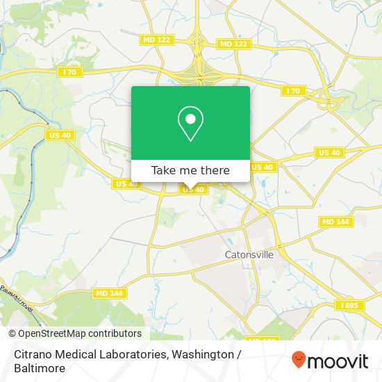 Mapa de Citrano Medical Laboratories