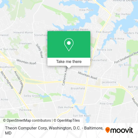 Theon Computer Corp map
