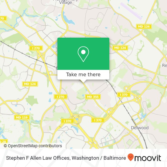 Stephen F Allen Law Offices map