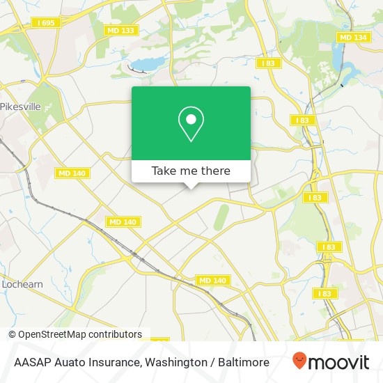 AASAP Auato Insurance map