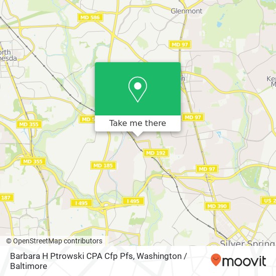 Barbara H Ptrowski CPA Cfp Pfs map