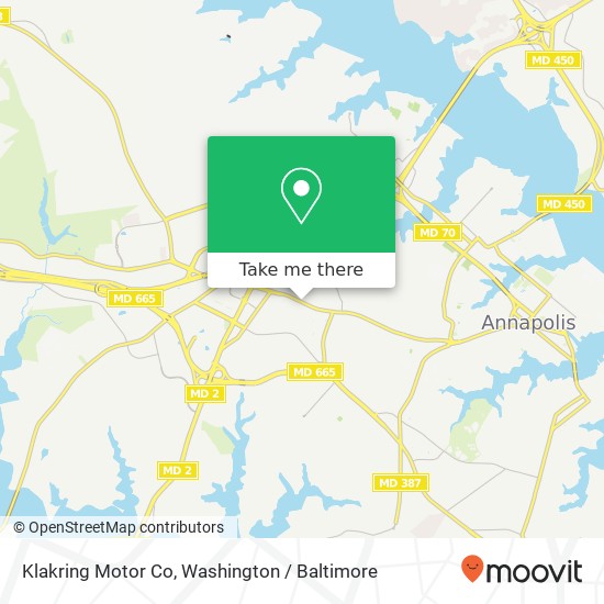 Mapa de Klakring Motor Co