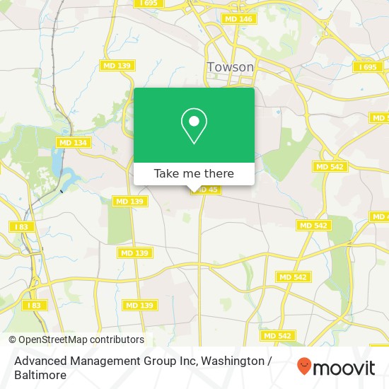 Advanced Management Group Inc map
