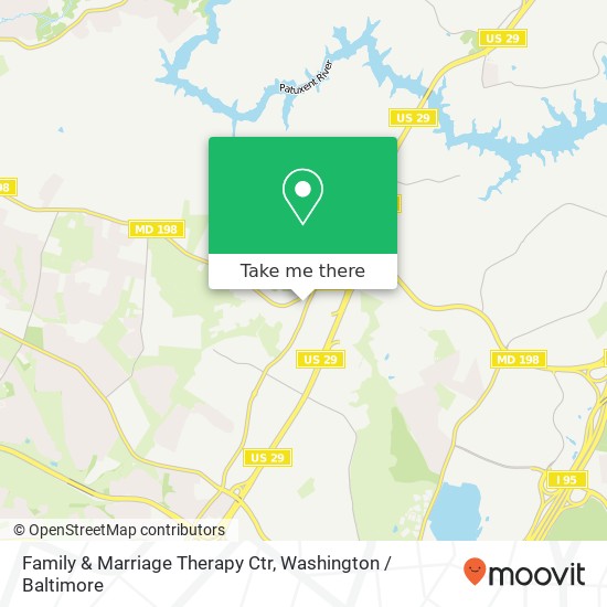 Family & Marriage Therapy Ctr map