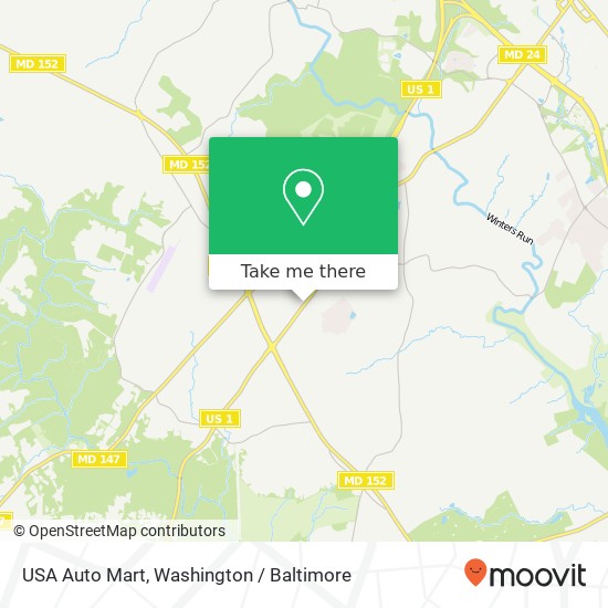 USA Auto Mart map