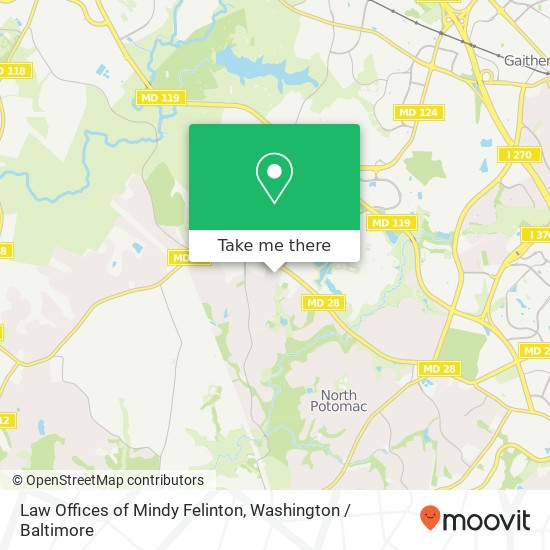 Mapa de Law Offices of Mindy Felinton