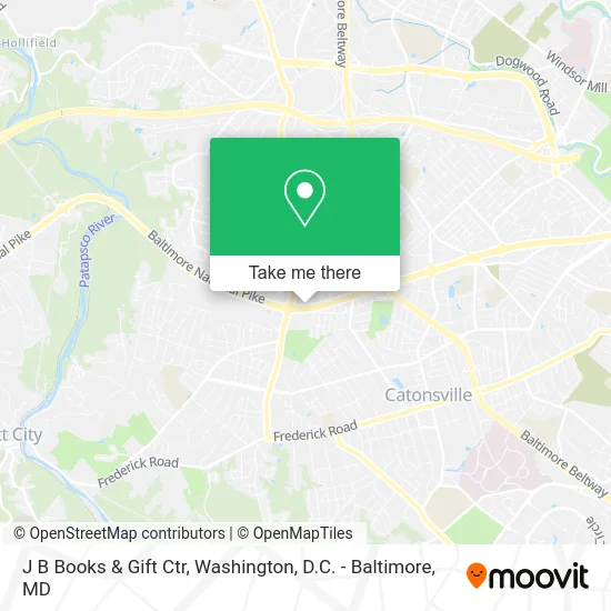 J B Books & Gift Ctr map