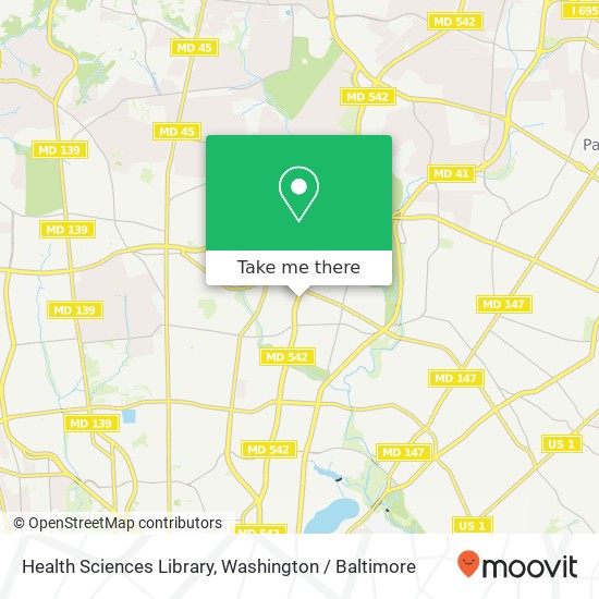 Health Sciences Library map