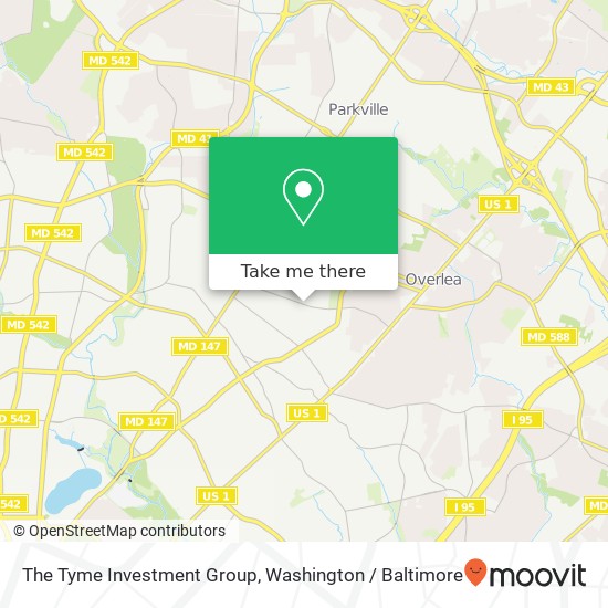 The Tyme Investment Group map