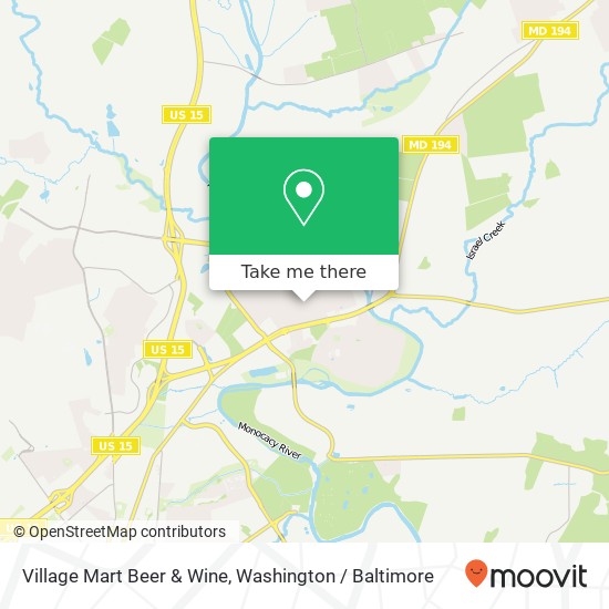 Village Mart Beer & Wine map