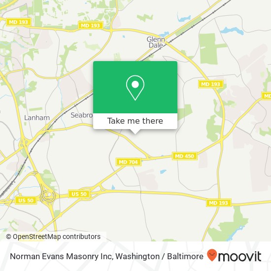 Norman Evans Masonry Inc map