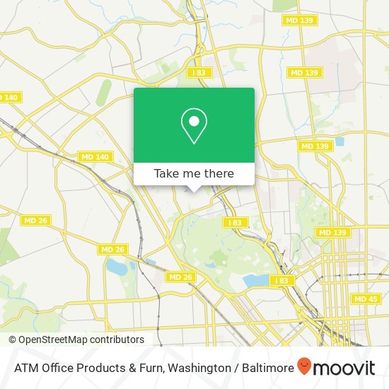 Mapa de ATM Office Products & Furn