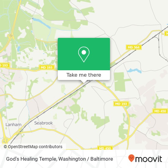 God's Healing Temple map