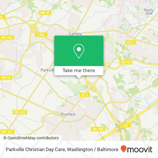 Parkville Christian Day Care map