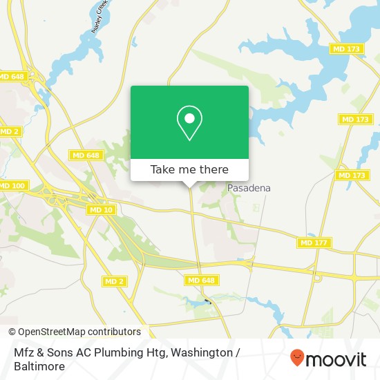 Mfz & Sons AC Plumbing Htg map